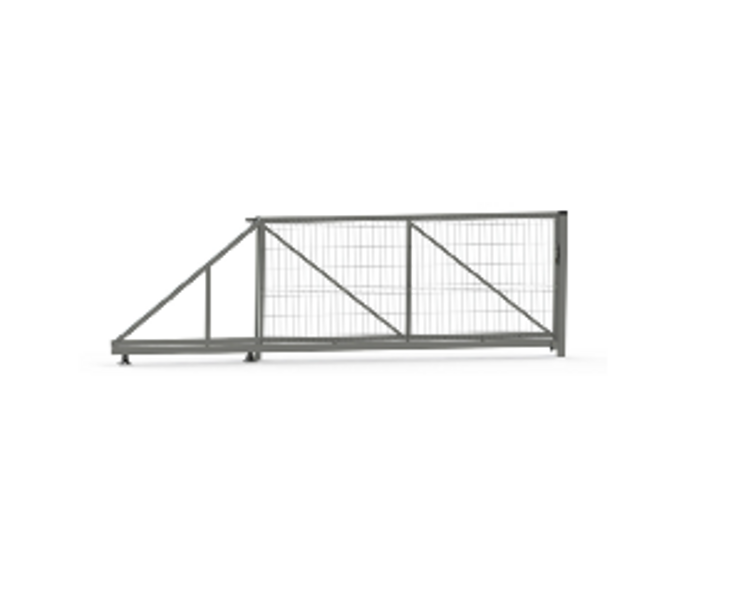 Bīdāmie vārti, TB Fence Model-3, 3D paneļa, 4mm steiple (RAL6005, RAL8017, RAL7016, RAL9005)