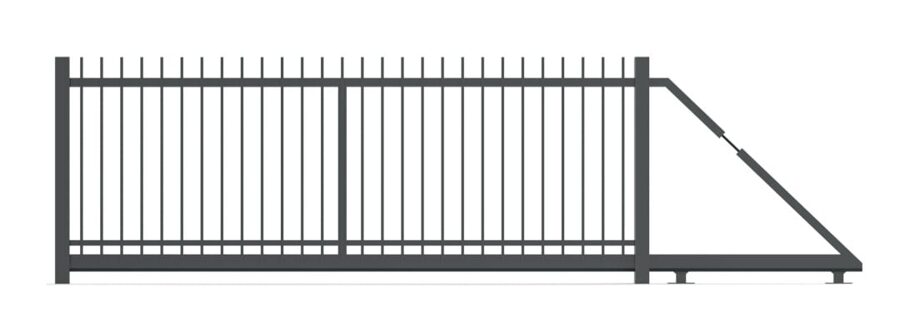 Bīdāmie vārti, TB Fence Model-1, metāla